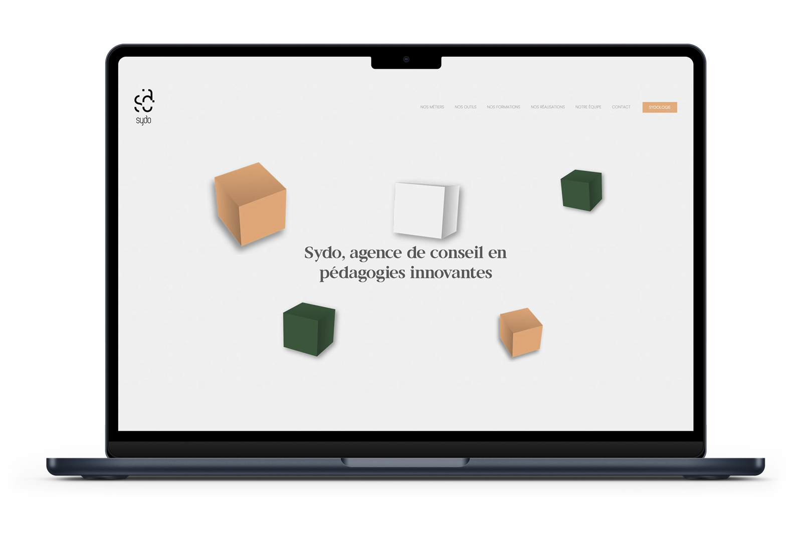 Site internet Sydo – Accueil Page d'accueil du site internet de Sydo