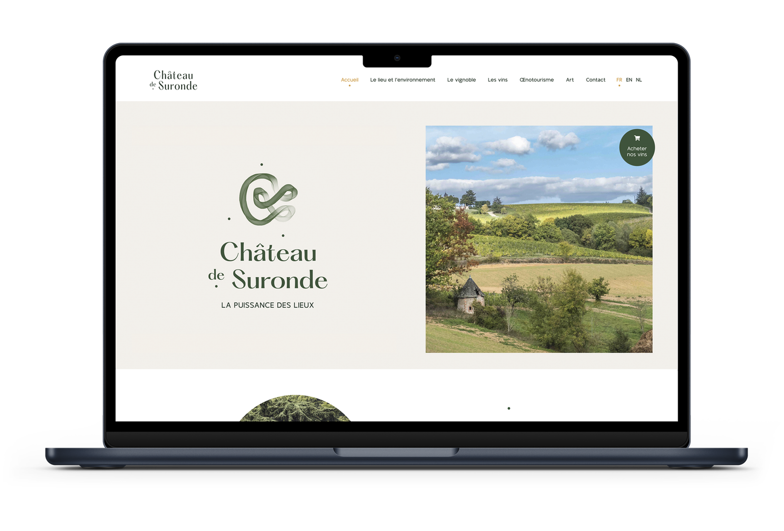Site internet du Château de Suronde